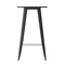 Merrick Lane Dryden Indoor/Outdoor Bar Top Table, 23.75" Round All Weather Poly Resin Top with Steel base